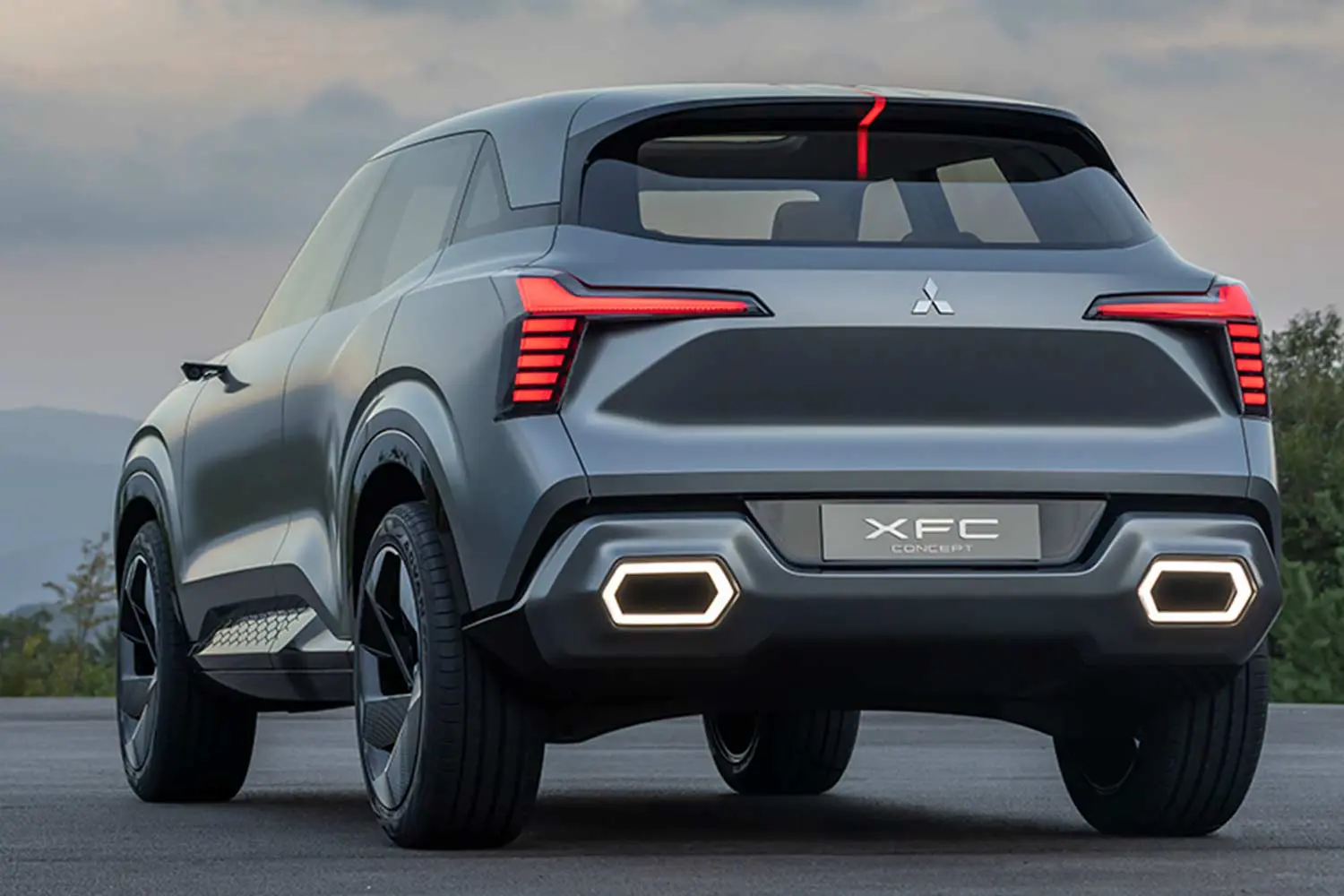2022 Mitsubishi XFC Concept Rear Quarter