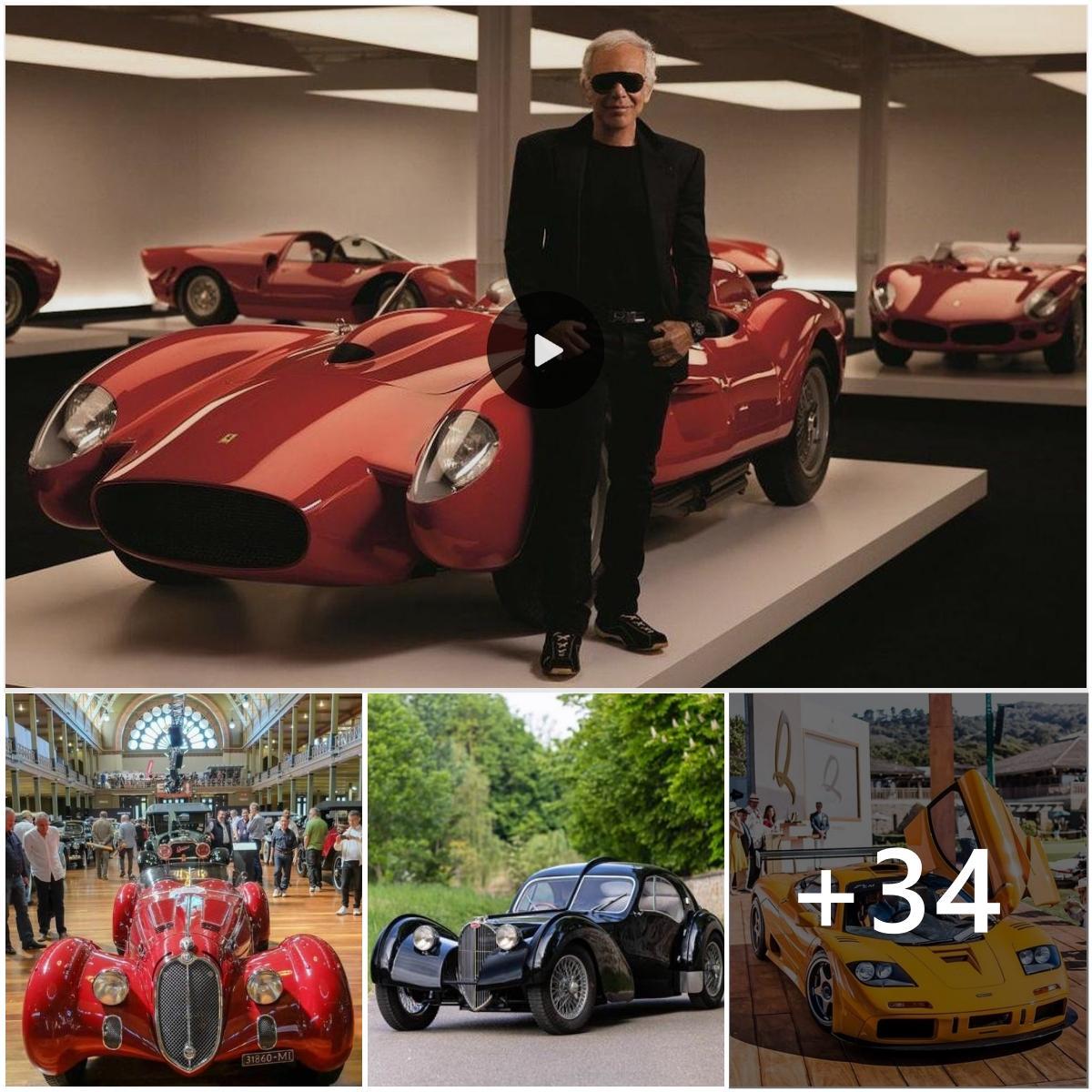 Let's admire the classic car collection of famous designer Ralph Lauren