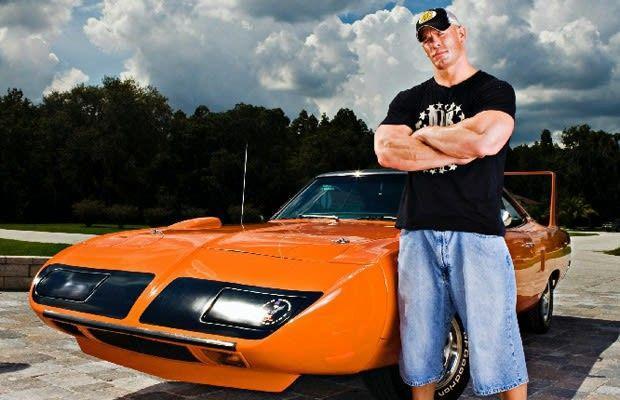 John Cena 1970 Plymouth Superbird | Celebrity cars, John cena, John cena muscle