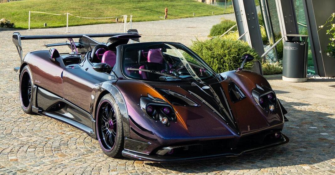 Diện kiến Pagani Zonda AY tím Viola Iridescent độc nhất thế giới: