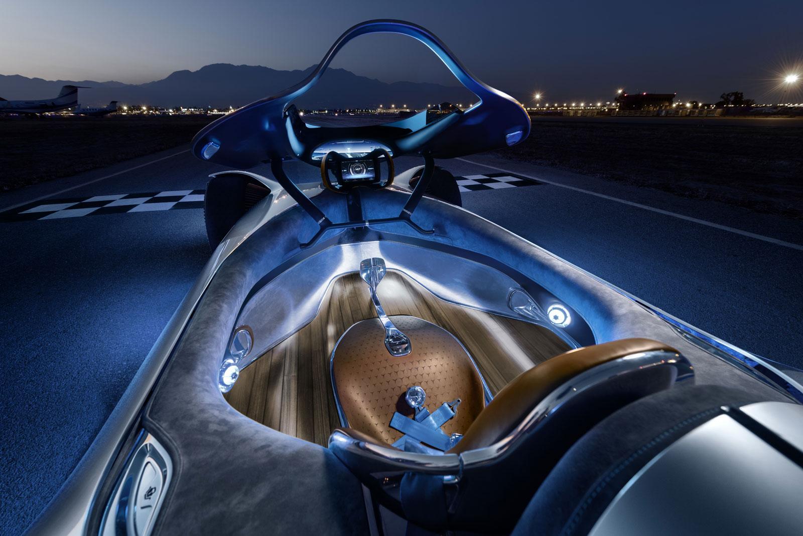 Mercedes-Benz Vision EQ Silver Arrow Concept Interior - Car Body Design