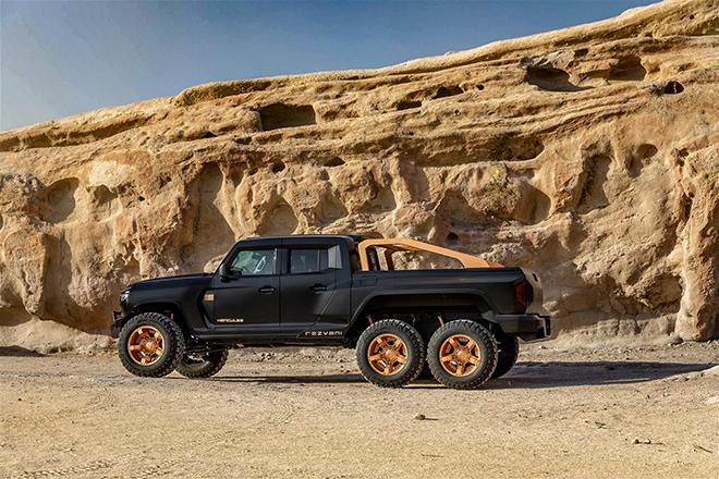 Rezvani Hercules 6x6 chiếc xe bán tải 3 cầu vạn ngưá»i mê - 2