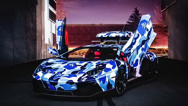Lamborghini Aventador màu Arctic Camo tuyệt đẹp