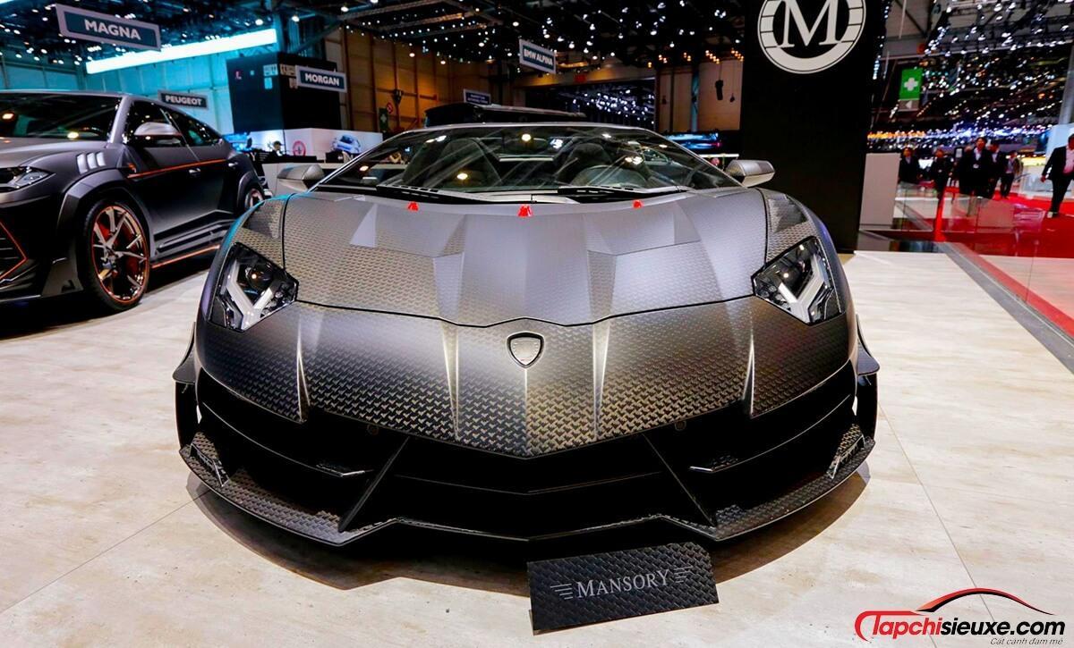 Mansory trình là ng dà n siêu xe độ cực khủng tại triển lãm Geneva 2019 - Lamborghini Aventador Carbonado