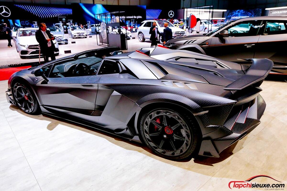 Mansory trình là ng dà n siêu xe độ cực khủng tại triển lãm Geneva 2019 - Lamborghini Aventador Carbonado