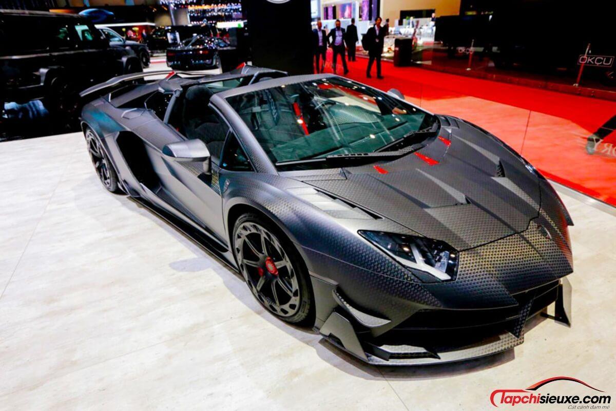 Mansory trình là ng dà n siêu xe độ cực khủng tại triển lãm Geneva 2019 - Lamborghini Aventador Carbonado