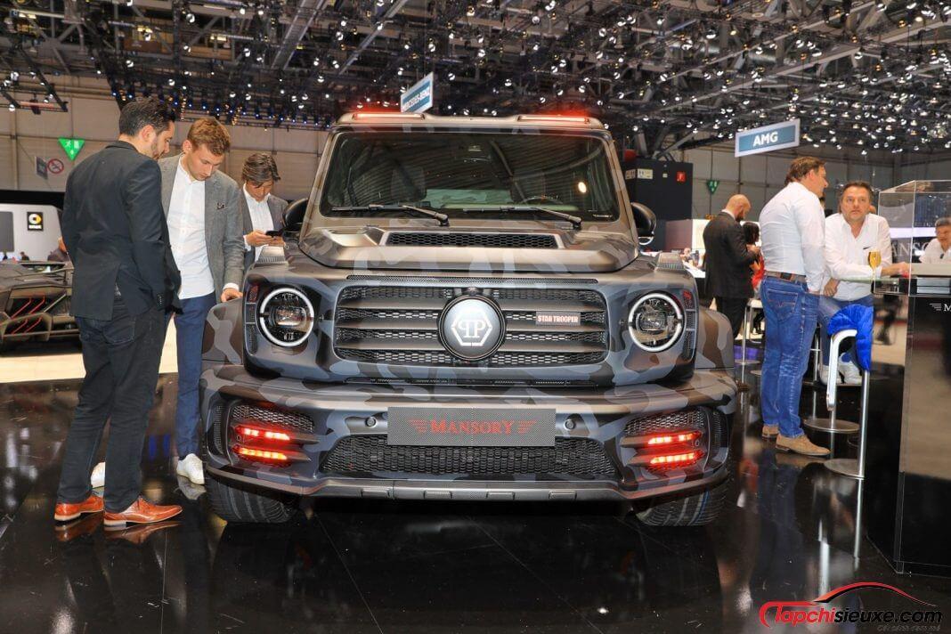 Mansory trình là ng dà n siêu xe độ cực khủng tại triển lãm Geneva 2019 - Mercedes-AMG G63 Star Trooper