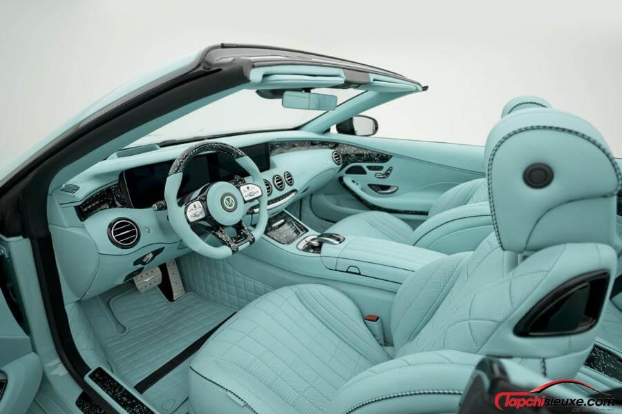 Mansory trình là ng dà n siêu xe độ cực khủng tại triển lãm Geneva 2019 - Mercedes-AMG S63 Cabriolet Apertus Edition