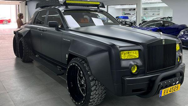 World's First Rolls-Royce Phantom 6x6 Is Absolutely Mad - Apocalypse Ready - DriveSpark