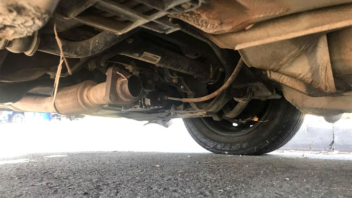 stolen catalytic converter - Can i drive without a catalytic converter?