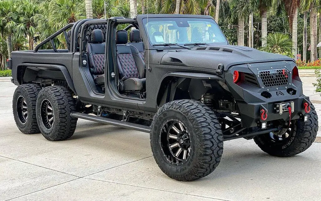 This Jeep Gladiator 6x6 Straight Out of Hell Packs a Corvette Engine - The Car Guide