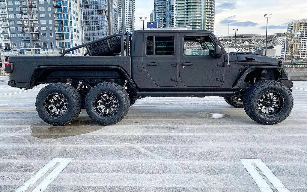 This Jeep Gladiator 6x6 Straight Out of Hell Packs a Corvette Engine - The Car Guide