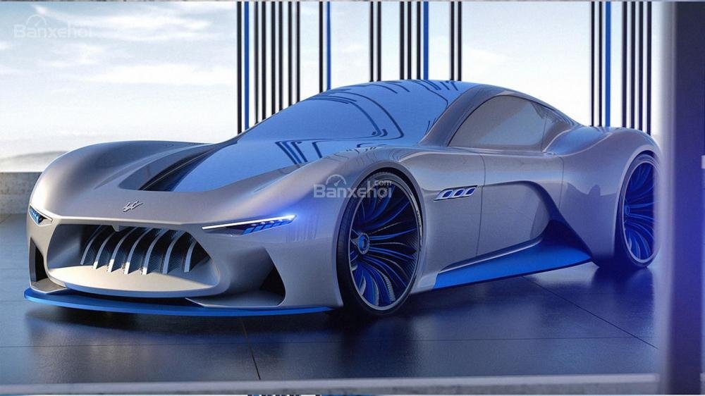 Ngắm ảnh dựng siêu xe tương lai của Maserati đẹp ngất ngây.