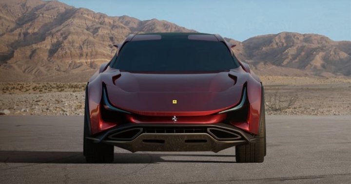 Mẫu SUV đầu tiên của Ferrari với thiết kế hầm hố - 4
