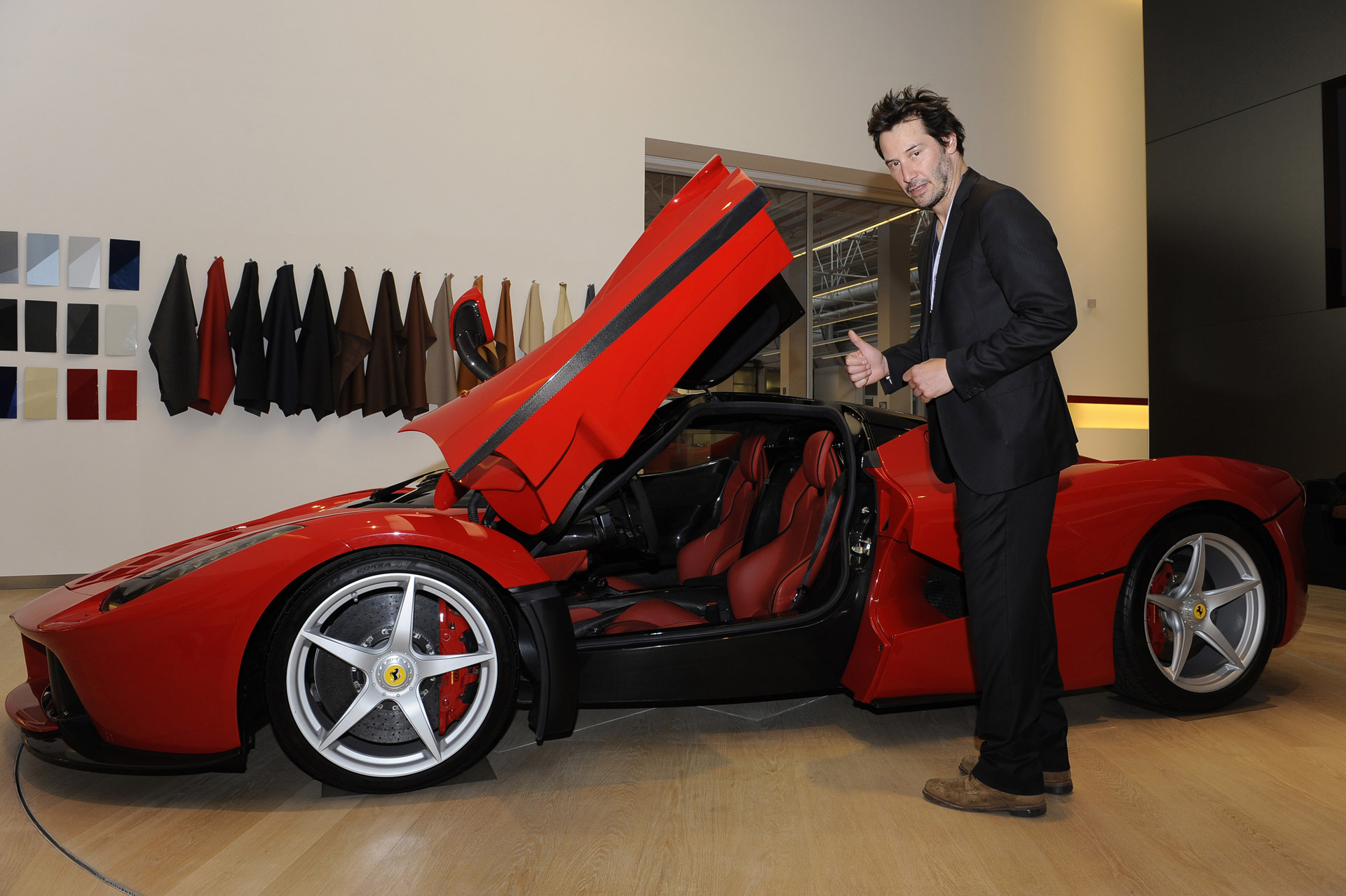 Keanu Reeves' Excellent Adventure At Ferrari In Maranello: Video