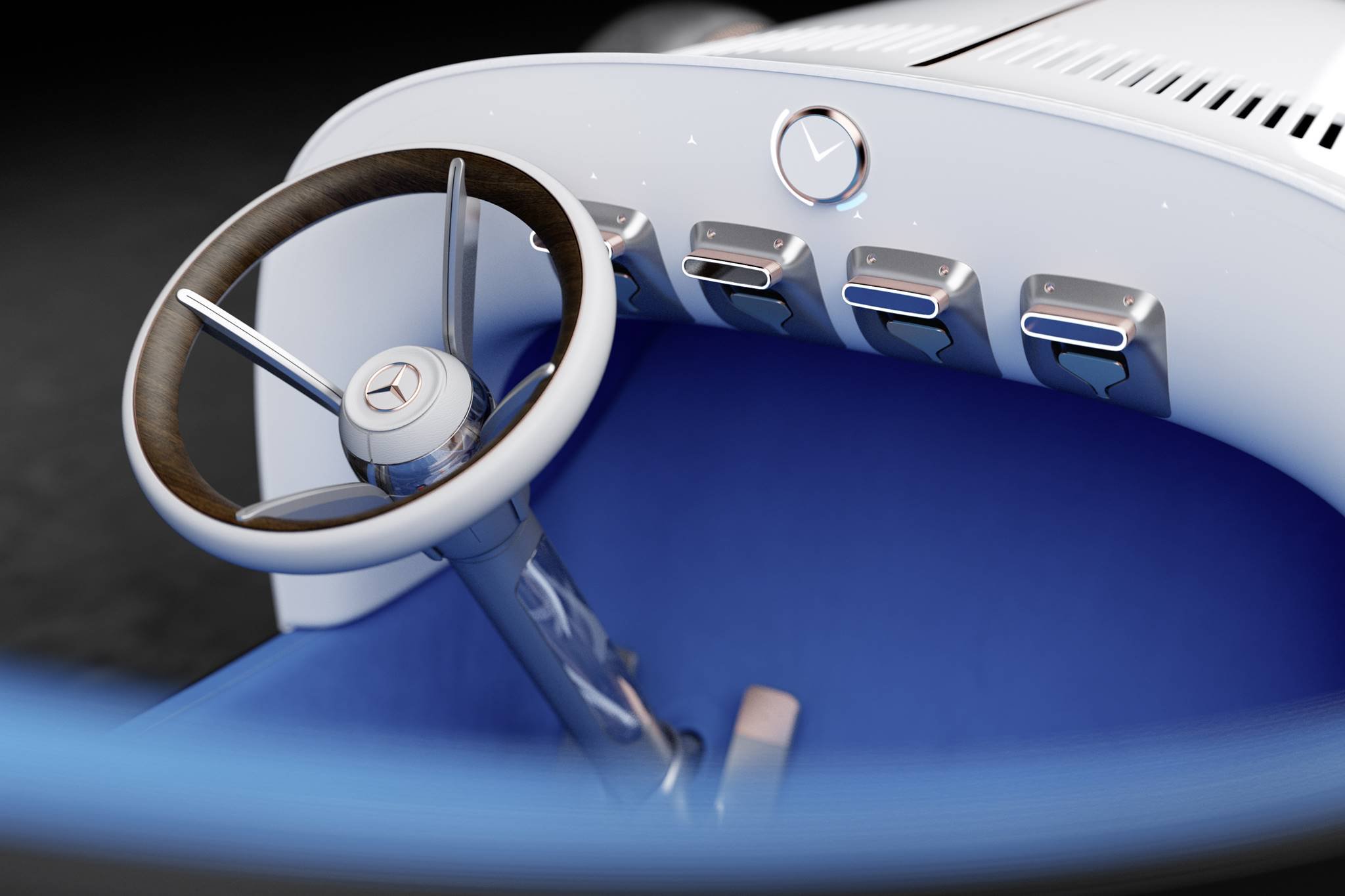 Mercedes-Benz trình là ng concept xe tương lai mới có thiết kế hoà i cổ-5