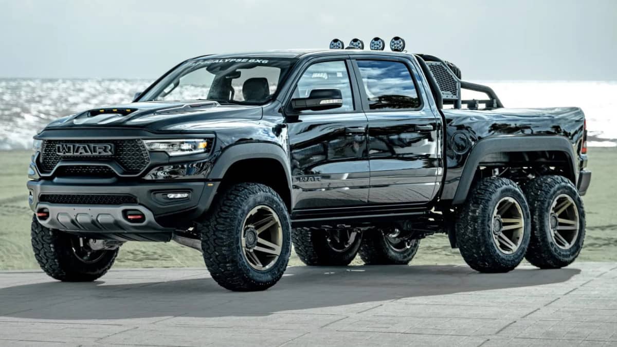 Ram 1500 TRX given $US275,000 6×6 monster truck treatment