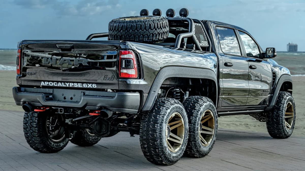 Ram 1500 TRX given $US275,000 6×6 monster truck treatment