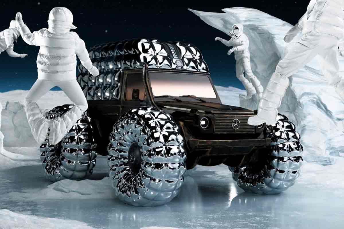 Mercedes Benz and Moncler Motor on With Collaborative Reimagination of the G-Class