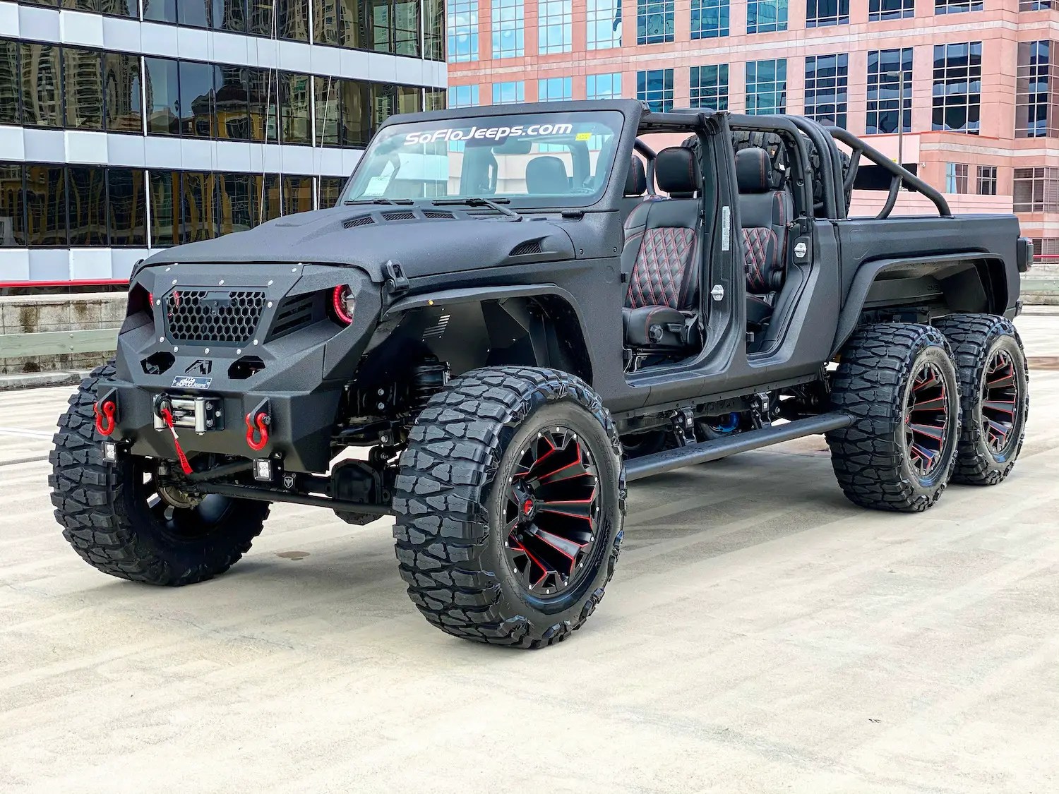lamtac encounter muscle monster soflo jeeps builds a x wheels with hp engine block costing more than thousand dollars 64d5dfb3cf644 Encounter "muscle Monster" Soflo Jeeps Builds A 6x6 6 Wheels With 700 Hp Engine Block Costing More Than 400 Thousand Dollars