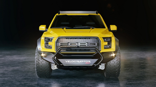 Hennessey VelociRaptor 6x6 - 6-wheel version of the Ford F-150 Raptor dinosaur pickup truck - Photo 3. Hennessey VelociRaptor 6x6 - 6-wheel version of the Ford F-150 Raptor dinosaur pickup truck - Photo 3.