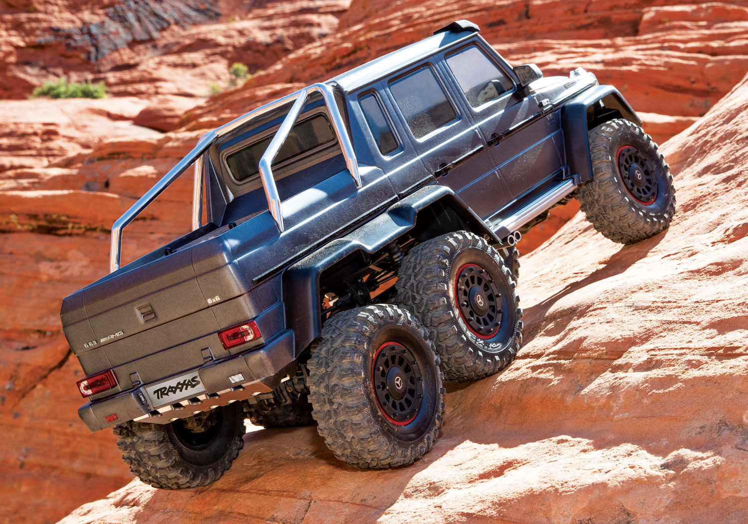Traxxas TRX-4 6x6 Silver Rocks