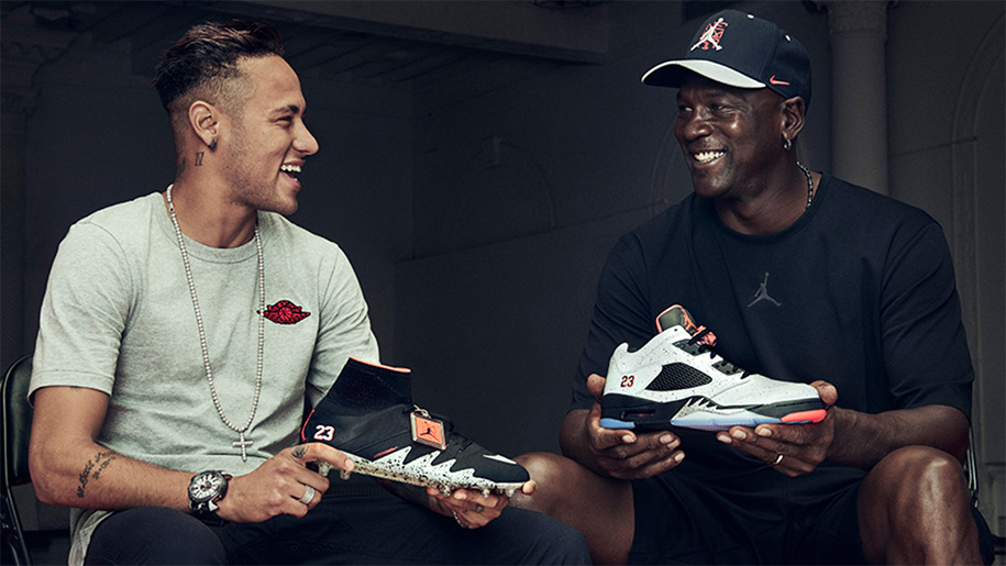 bao michael jordan surprised the world when giving neymar jr a pair of limited edition shoes for the birth of his daughter 6526a149880ca Michael Jordan Surprised The World When Giving Neymar Jr A Pair Of Limited Edition Shoes For The Birth Of His Daughter