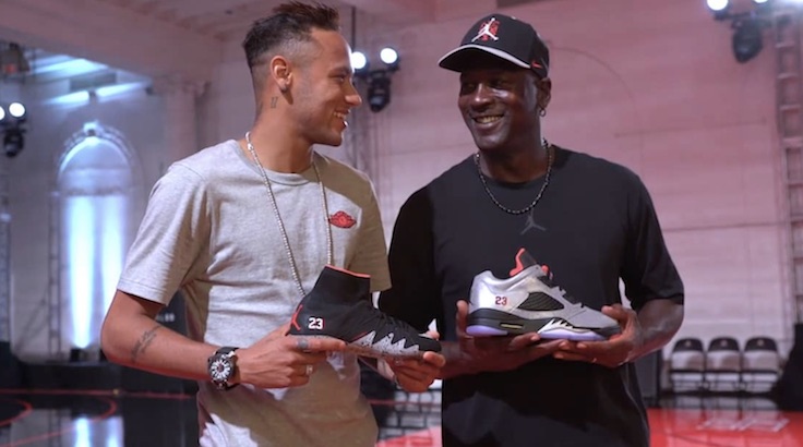 bao michael jordan surprised the world when giving neymar jr a pair of limited edition shoes for the birth of his daughter 6526a14dd8b90 Michael Jordan Surprised The World When Giving Neymar Jr A Pair Of Limited Edition Shoes For The Birth Of His Daughter