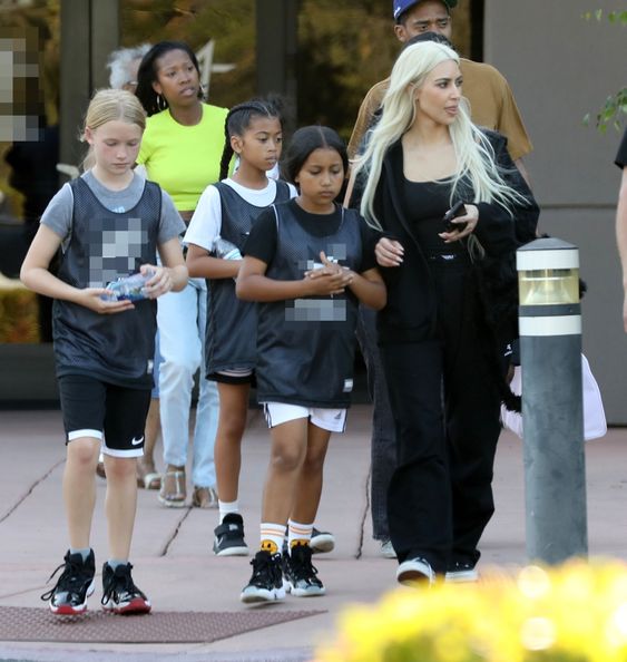 likhoa kim kardashian and her ex husband kanye west took north and chicago to cheer on their son saint west s soccer in calabasas 6535e13cca277 Kim Kardashian And Her Ex-husband Kanye West Took North And Chicago To Cheer On Their Son Saint West's Soccer In Calabasas.