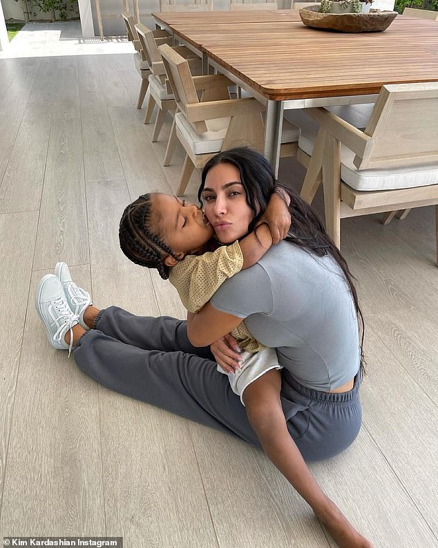 likhoa kim kardashian shares heartwarming moments as she cuddles her son saint west 653cdae0ce1f0 Kim Kardashian Shares Heartwarming Moments As She Cuddles Her Son, Saint West