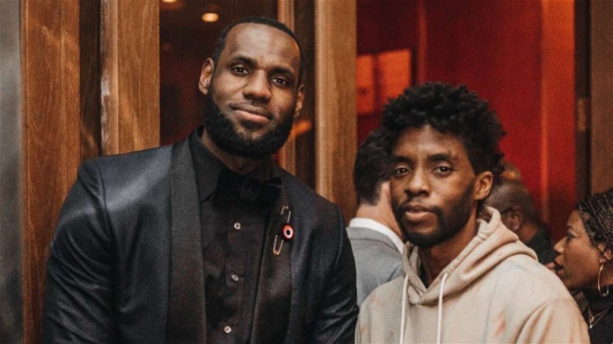 likhoa lebron james pays tribute to chadwick boseman with wakanda forever salute ahead of lakers playoff game 6527bf23184a0 Lebron James Pays Tribute To Chadwick Boseman With 'wakanda Forever' Salute Ahead Of Lakers Playoff Game