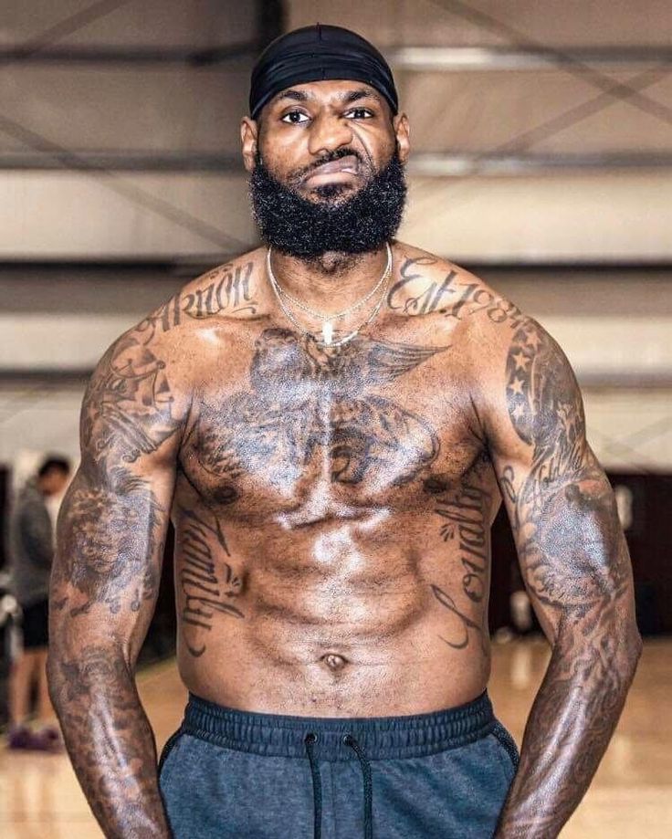 Lebron James🀠| Lebron james tattoos, Lebron james, Nba fashion