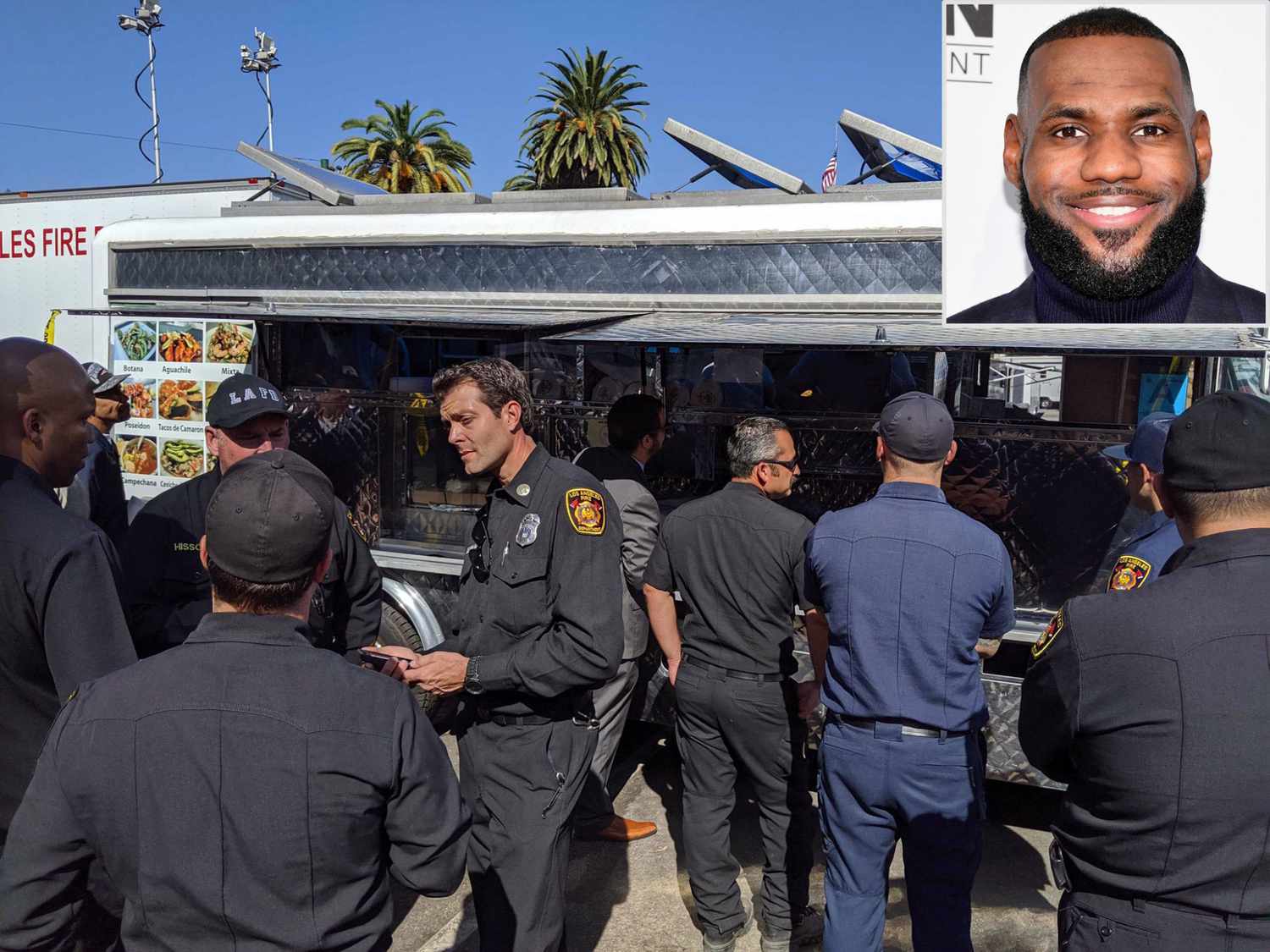 Lebron James Sends Taco Truck To Firefighters After Wildfires Force His Family To Evacuate - Car Magazine TV