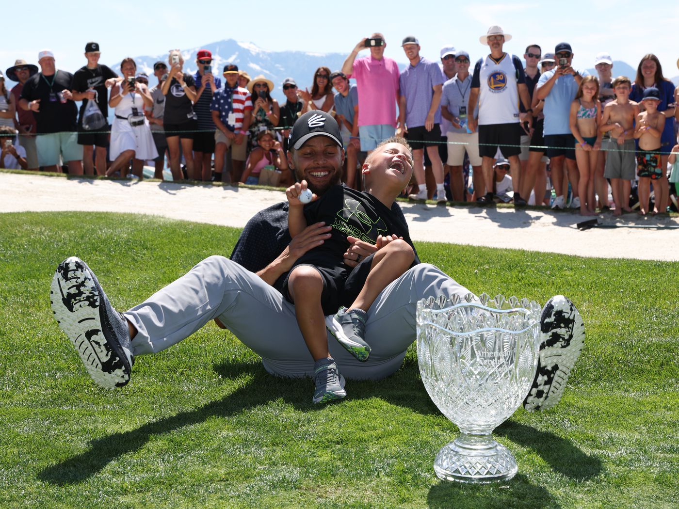 likhoa stephen curry s victory at the celebrity golf tournament this weekend a heartwarming celebration with son canon 652223b9835a0 Stephen Curry's Victory At The Celebrity Golf Tournament This Weekend: A Heartwarming Celebration With Son Canon