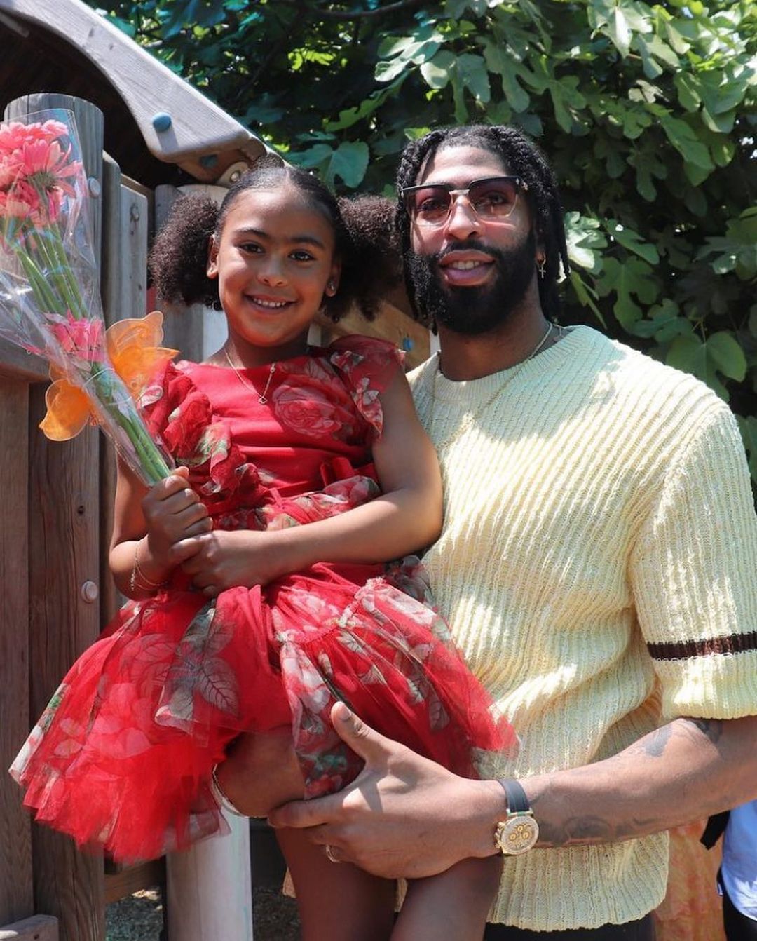 likhoa joining lebron james nba star anthony davis delights in fatherhood cherishing sweet moments with his daughter 65524bbd3a811 Joining Lebron James, Nba Star Anthony Davis Delights In Fatherhood, Cherishing Sweet Moments With His Daughter