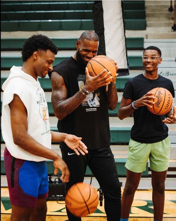 likhoa lebron james son bronny will honor dad by wearing a no jersey for mcdonald s all american game 6550564890bfa Lebron James' Son Bronny Will Honor Dad By Wearing A No. 23 Jersey For Mcdonald's All American Game