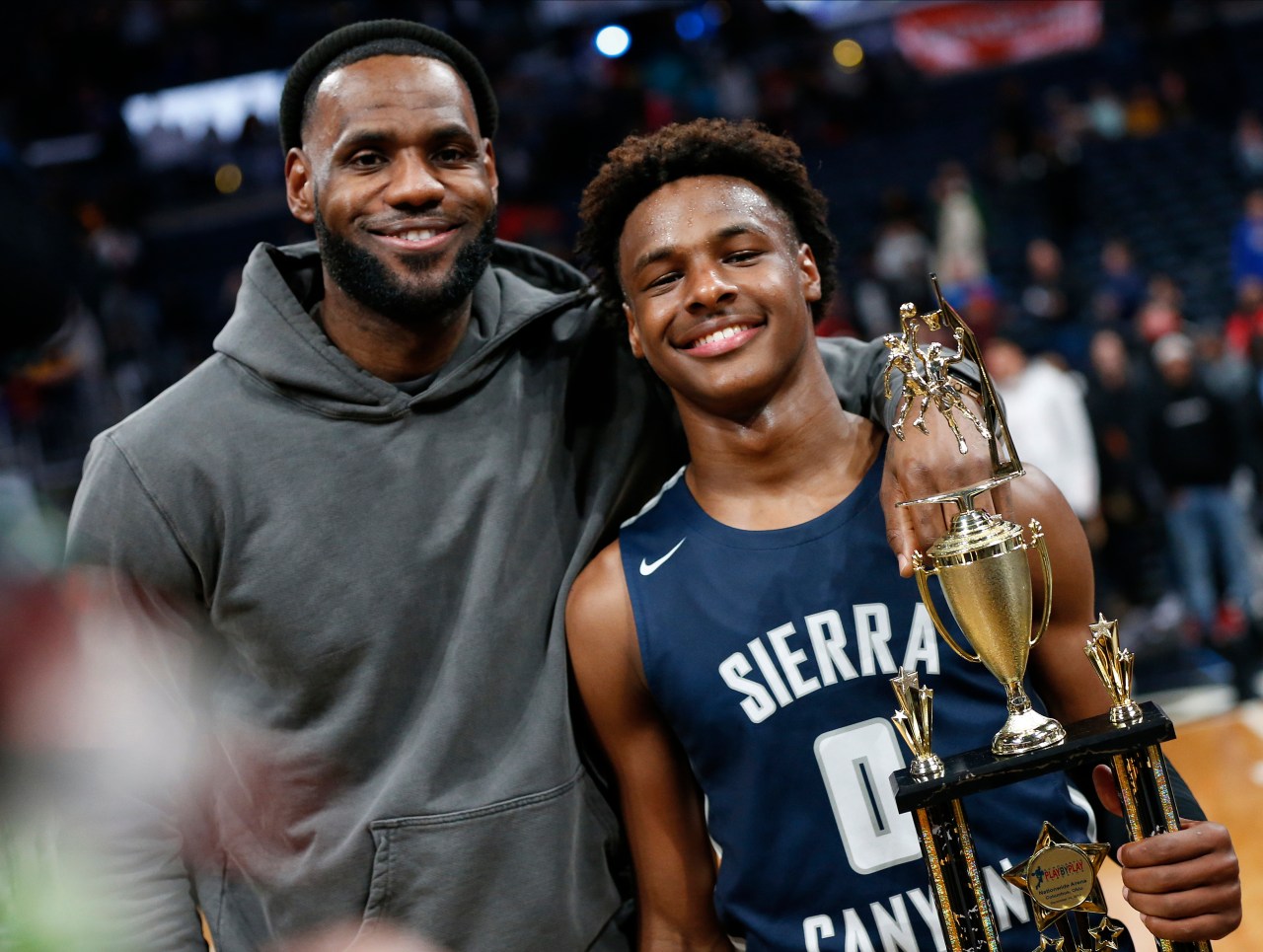 likhoa lebron james son bronny will honor dad by wearing a no jersey for mcdonald s all american game 65505649adbcf Lebron James' Son Bronny Will Honor Dad By Wearing A No. 23 Jersey For Mcdonald's All American Game